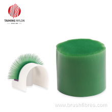 Flat shape PBT tapered filament for false eyelashes